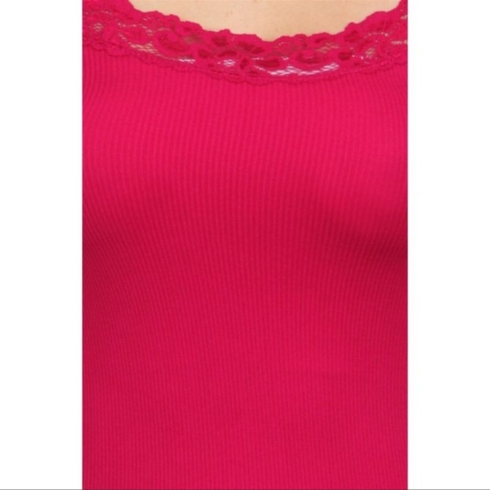 Lace Detail Trim Cami Top - Picture 4 of 4